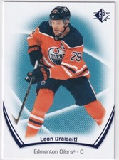 2021-22 UPPER DECK SP HOCKEY LEON DRAISAITL BLUE PARALLEL