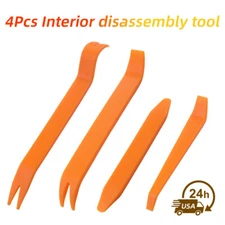 4Pcs Car Radio Dash Panel Install Removal Pry Tool Kit Stereo Door Clip Trim set