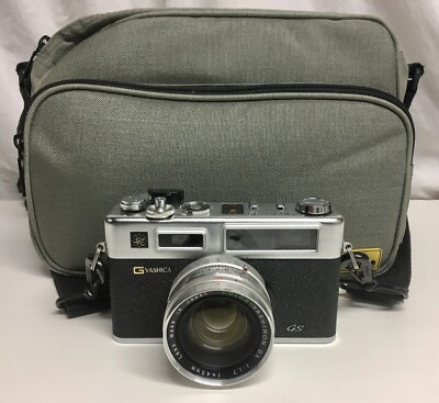 Yashica Electro 35 GS 35mm Rangefinder Camera Yashinon 45mm Lens