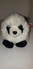 Vintage 1997 PUFFKINS PLUSH ANIMAL PETER PANDA BEAR With Tags