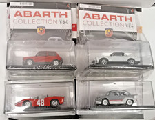 ABARTH COLLEZIONE - 1000-FIAT 124-2000-AUTOBIANCHI A112- HACHETTE 1:24