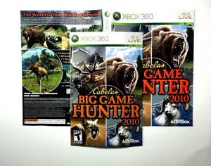 cabela's big game hunter xbox 360