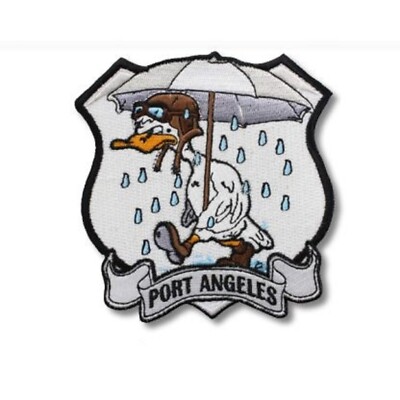 4'' COAST GUARD AIR STATION PORT ANGELES SEARCH AND RESCUE EMBROIDERED PATCH