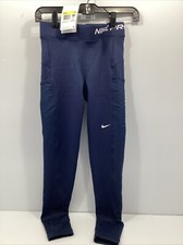 Nike Donna Pro Therma-Fit DV7280 Blu Taglia S