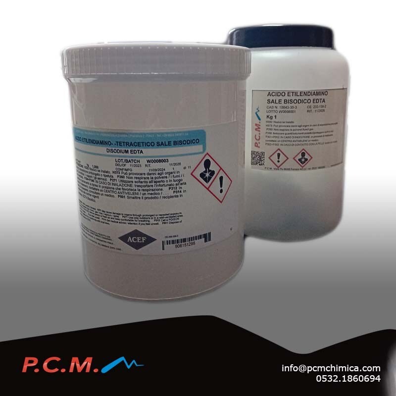 EDTA Sale Bisodico 1 kg PCM: Agente Chelante per Restauro Professionale