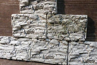 MENTA-MODELLBAU FELSWAND MODULE, 10 Stck., Terrarien Deko Rückwand Felsen men100667