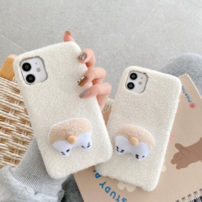 Bear Plush Is Suitable For 13 Full Series Silicone Mobile i Phone Back Case