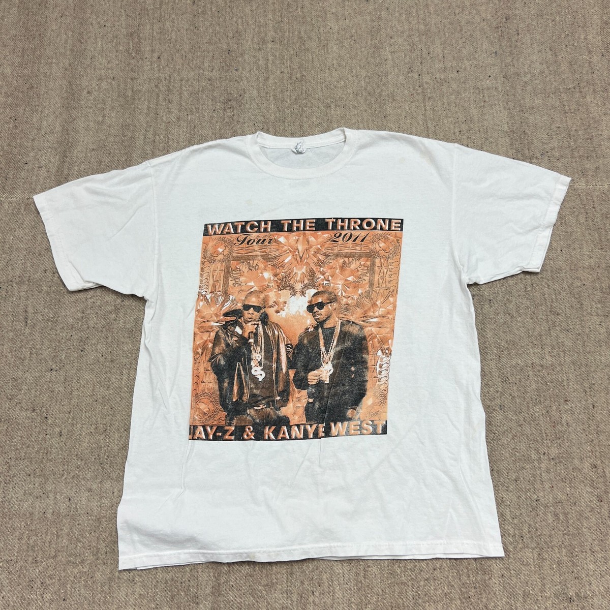 トップス JAY-Z KANYE WEST Watch The Throne Tour T 2_05bfe1b2-6294-4976-89e5-
