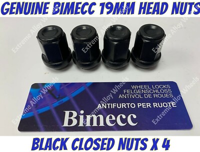 Alufelgen Bimecc B geschlossene Muttern x 4 M12x1,5 Ford Activa B Max Bantum Capri 