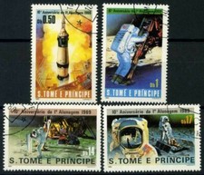 Saint Thomas et îles du Prince 1979 Mi. 646-649 Oblitéré 100% Espace premier al