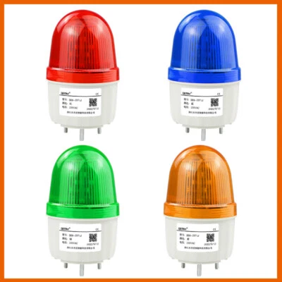 LED Blinkleuchte Warnlicht Blitzleuchte Rundumleuchte Buzzer -Rot Blau Grün Gelb - Bild 1 von 4