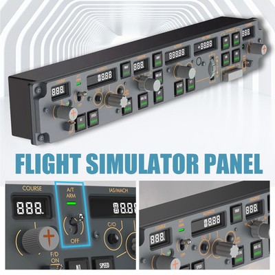 MCP Control Panel Simplayer Flight Simulator Panel for B737 NG/MAX Video Games