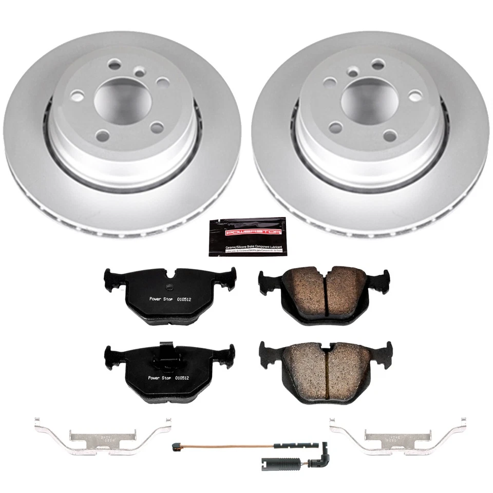 Powerstop CRK5738 2-Wheel Set Brake Disc and Pad Kits Rear for E83 X3 Series BMW - Image 2 of 2