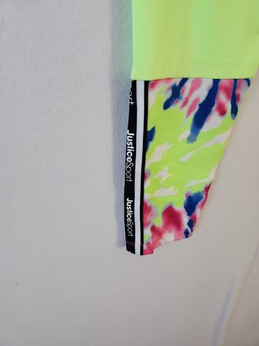 NWT Justice Leggings Ankle Girls Full Multicolor Bright Colors Size XL (16/18) - Picture 6 of 10