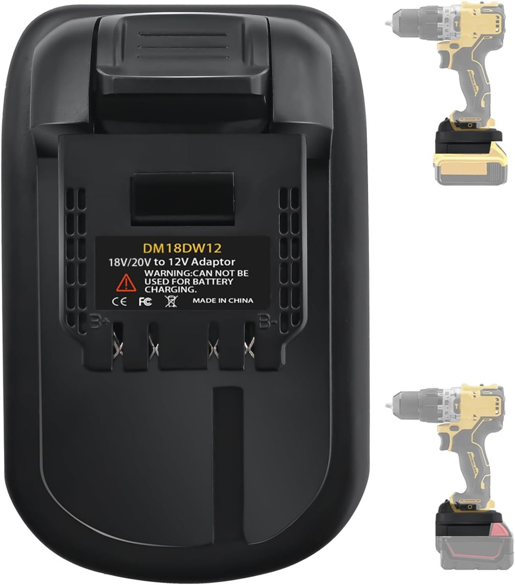 Battery Adapter for Dewalt for Milwaukee 18V 20V Li-ion To for Dewalt 12V  Tool