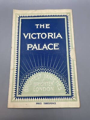 The Victoria Palace Variety Program 1920's Houston Sisters, Herb Williams London
