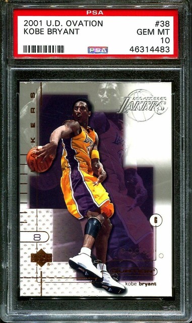 2001 UPPER DECK OVATION 38 KOBE BRYANT LAKERS PSA 10 K2885883 483 EBay