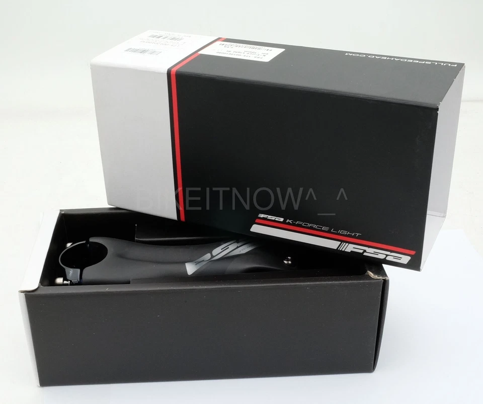 FSA K-Force Light Stem 100/110/120/130mm, ±6 deg , 1-1/4",1-1/8",UD Carbon Matt - Image 4 of 4