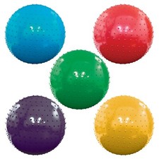 Big Knobby Balls 18 Inch - Pack of 5 Fun Inflatable Bouncy Sensory Balls - NEW