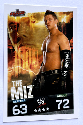 2009 WWE Topps Slam Attax Evolution TCG #063 THE MIZ RAW Cards | eBay