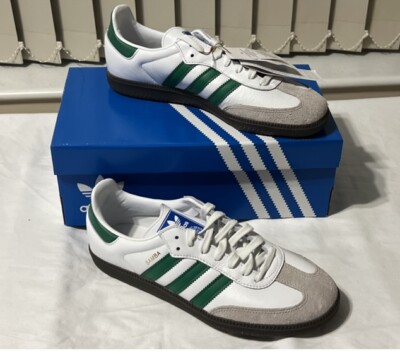 Adidas Samba OG Low White Green Men's Size Uk 9 Eu 43.3 IG1024 BNIB Authentic | eBay UK Adidas Samba OG Low White Green Men's Size Uk 9 Eu 43.3 IG1024 BNIB Authentic | eBay UK