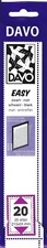 DAVO EASY Self-Adhesive Mounts BLACK 215 x 20 Package of 25