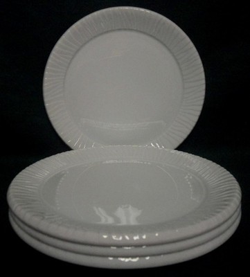 Dansk GLACE White BREAD PLATE 7-3/8'' set of 4