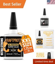 3D Printer Super Glue Thin for PLA, ABS, PETG, TPU Nylon 1.76 oz XXL Ca...