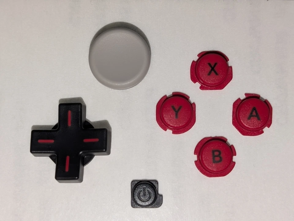 Nintendo 3DS XL Shell Replacement Original OEM Red Black White Restoration Kit - Image 4 of 4