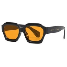 LIXX Retro Polarized Hexagonal Thick Frame Sunglasses Men Women Glasses Fashi...