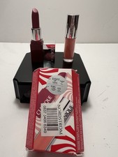 Clinique Pop Treats Lip Color Primer Plum Pop Lipstick Lip Gloss Air Kiss NIB