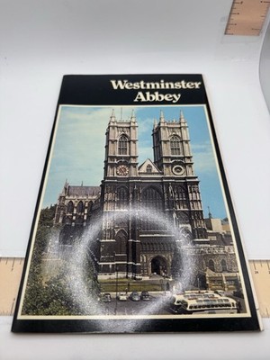 1971 WESTMINSTER ABBEY UK Great Britain Jarrold & Sons Guide Book Souvenir