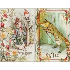 Peter's Garden #5 | A4 Mulberry Rice Paper | Paper for Decoupage