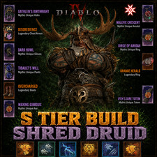 DIABLO 4 SEASON 14 DEATH AWAKENING DRUID SHRE...