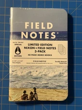 New Sealed Field Notes DDC-054 Nixon Limited Special Edition 3-pack 2016