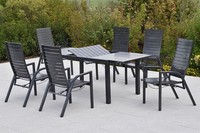 MX GartenmöBel Siros Set 7Tlg. TerrassenmöBel Gartengarnitur Esstischgarnitur