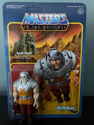 Super7 Masters of the Universe Reaction Ram-Man Orange OVP