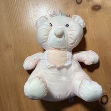 Vintage 80s Berwick Puffalump Style Teddy Bear Nylon Soft Toy