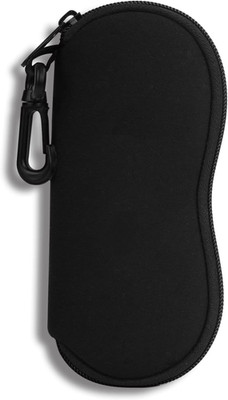 Brillenetui Sonnenbrille Weiche Tasche mit Gürtelclip Ultraleichter Neopren-Reiß