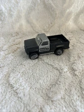 Vintage 1978 Tonka Truck Pickup Made In USA Black And Silver. Plastic And Metal