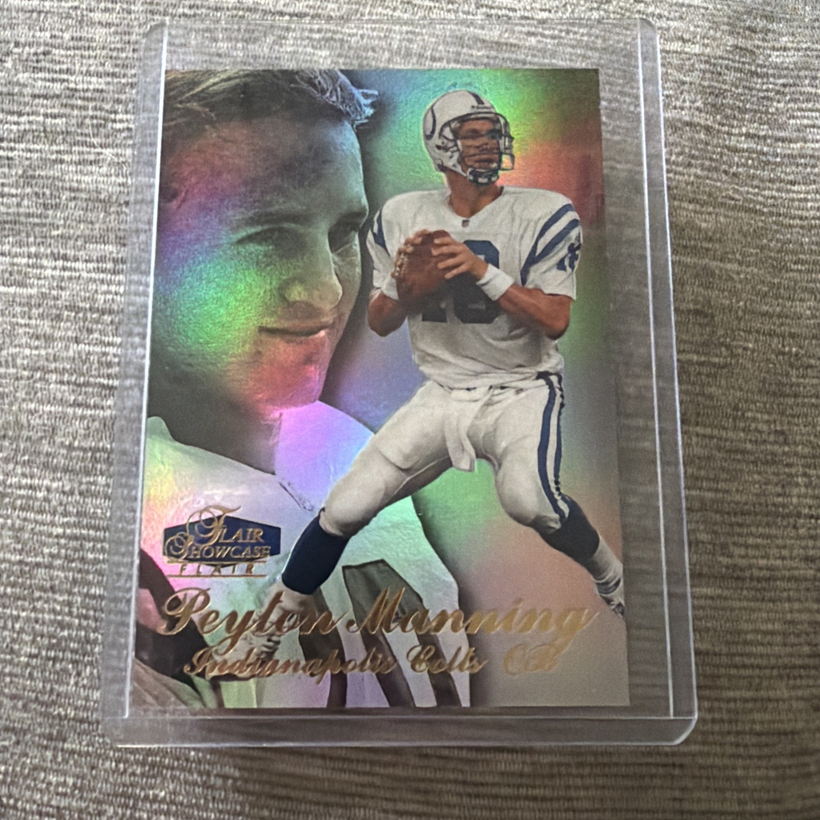1998 Flair Showcase - Peyton Manning #3 Row 3 (RC)