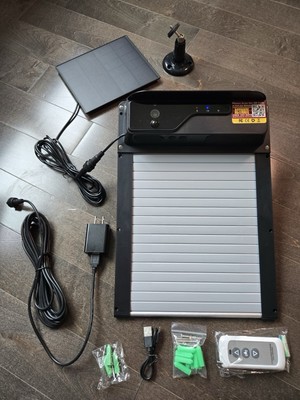 Automatic Chicken Coop Door Solar Powered Pigeon Coop Door with Remote+CAM+APP