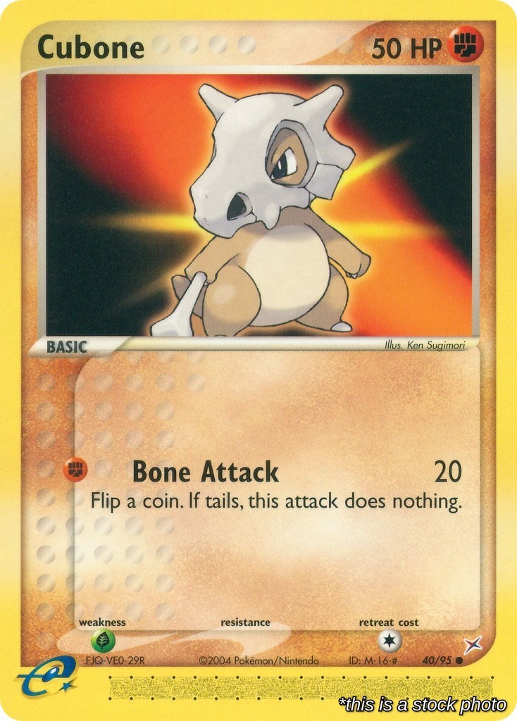 Cubone 40/95 MA Pokemon NM