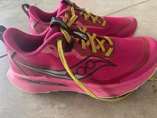 Saucony Women's Peregrine 15 Size 10 Lightweight Trail Running Shoes Nice!