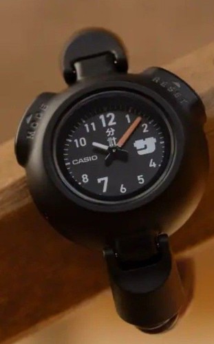 Orologio sauna CASIO CPP-002-BK nero 5 ATM resistente al calore timer Japan Limited - Foto 3 di 5