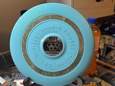 Wham-o Frisbee Pro professional Turquoise raised letter mold 15 Olympic label
