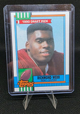 Topps 1990 Topps Richmond Webb #289 Miami Dolphins Rookie Football Card. rookie card picture