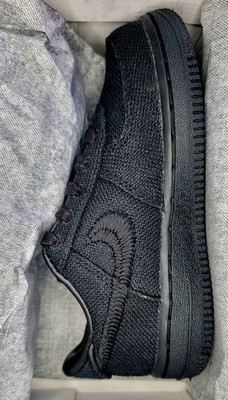 Nike Air Force 1 Stussy Fossil & Black CZ9084 200 Size 13, 11.5 9.5 & 13.5c