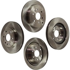 Front Rear Disc Brake Rotors For 2009-2017 Chevrolet Traverse 2007-2017 Acadia