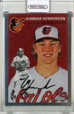 2023 Topps Chrome Platinum Gunnar Henderson Base 50 Orioles